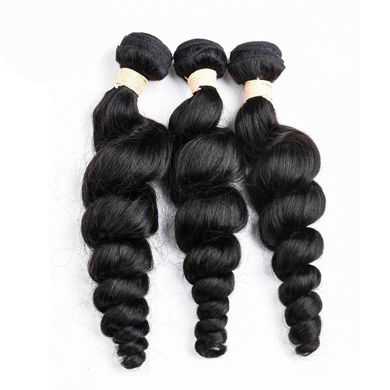 Brazilian Hair Weave Loose Wave Bundles Human Hair Bundles Remy Hair