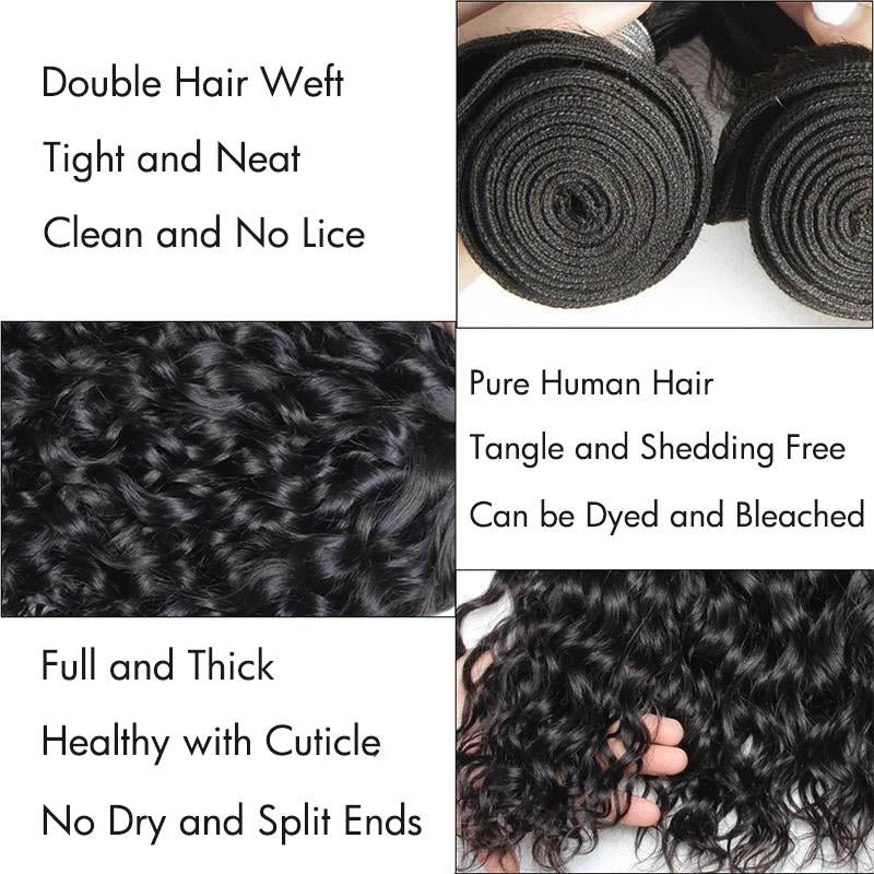 Brazilian Hair Water Wave Bundles Wet And Wavy Remy Human Hair Weave