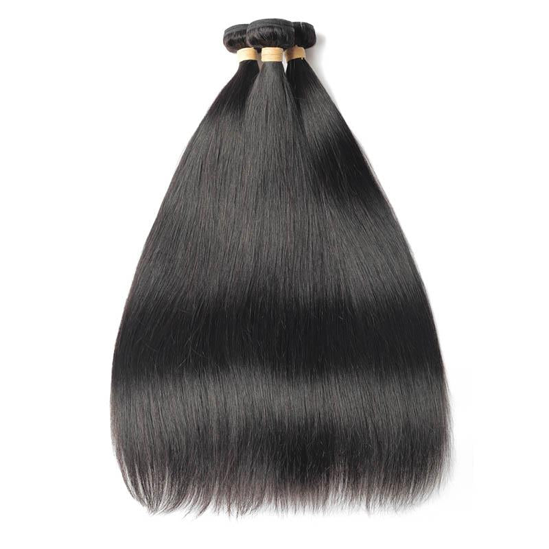 Brazilian Straight Human Hair Weave 100% Human Hair Bundles Remy Hair