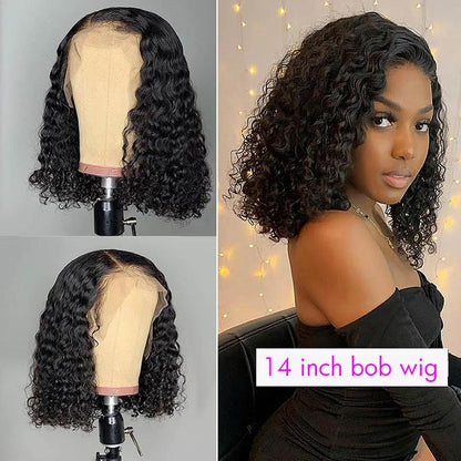 Curly Lace Front Human Hair Wigs Pre Plucked Brazilian Remy Lace Wigs