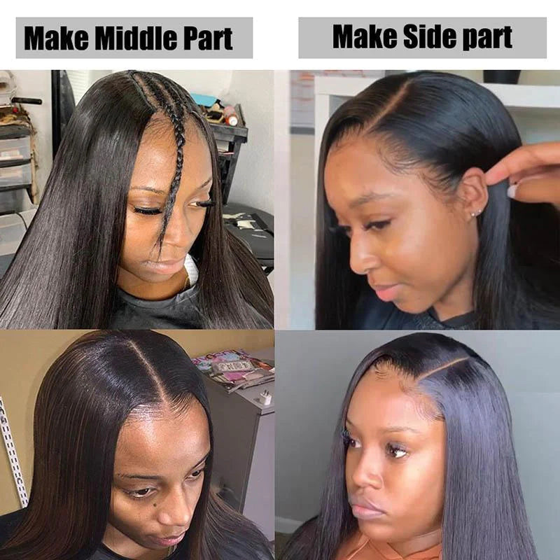 U Part Wigs Human Hair Body Wave 2X4 Quick Easy Affordable Wigs