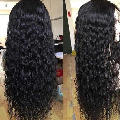 Water Wave Lace Front Human Hair Wigs Brazilian Remy Lace Frontal Wig