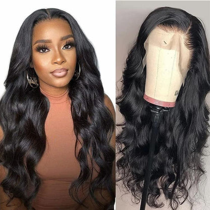 360 Lace Frontal Wigs Body Wave Pre Plucked Breathable Human Hair Wigs